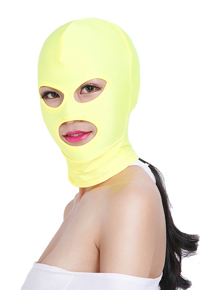 Amazon.co.jp: コスプレ ハロウィン ツルツルニット 目と口部分